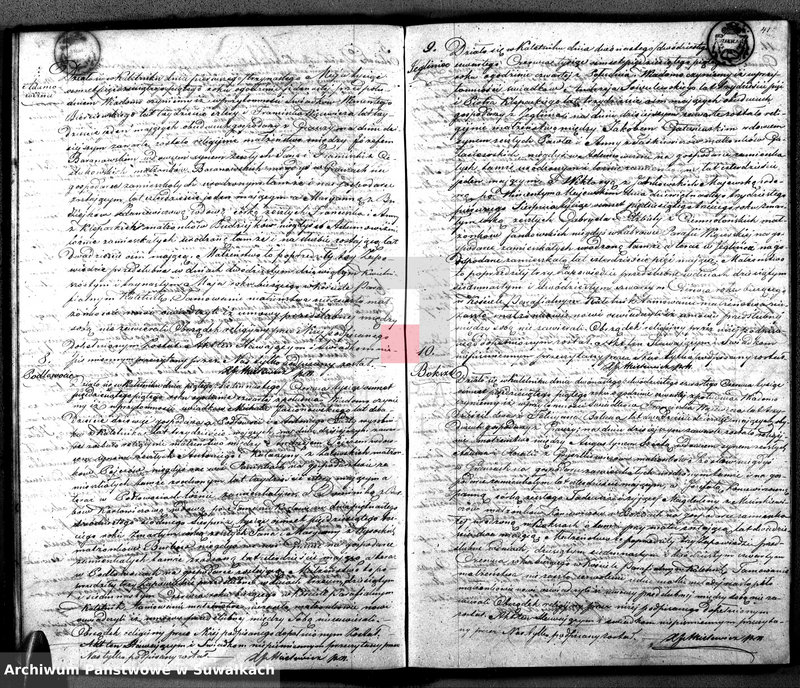 image.from.unit.number "Duplikat Aktów Urodzonych, Zaślubionych i Zmarłych Parafii Katolickiej Kaletnik z Roku 1855"
