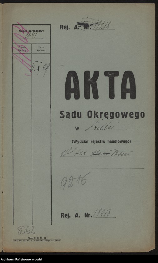 Obraz 2 z jednostki "Alter Stern – sprzedaż manufaktury"