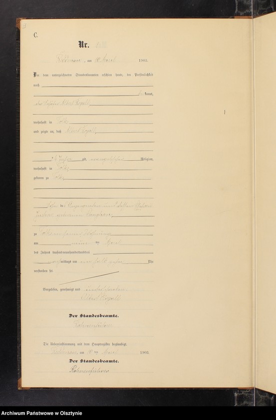 image.from.unit.number "Sterbe-Neben-Register Nr 1 - 23"