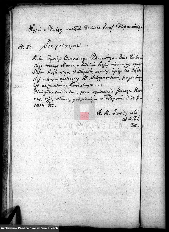 image.from.unit.number "Annexa Gminy Filipowskiey z Roku 1815"