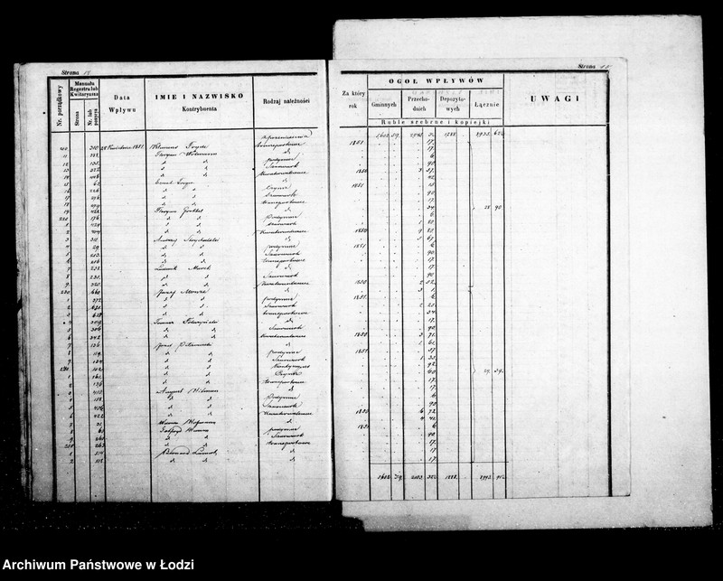 Obraz 12 z jednostki "Dziennik przychodu i wydatku kasy ekonomicznej m. Łodzi na r. 1851"