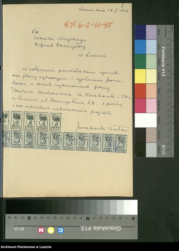 Obraz 3 z jednostki "[Przetwórnia Surowców Włókienniczych - Franciszek Nowakowski - rejestracja]"