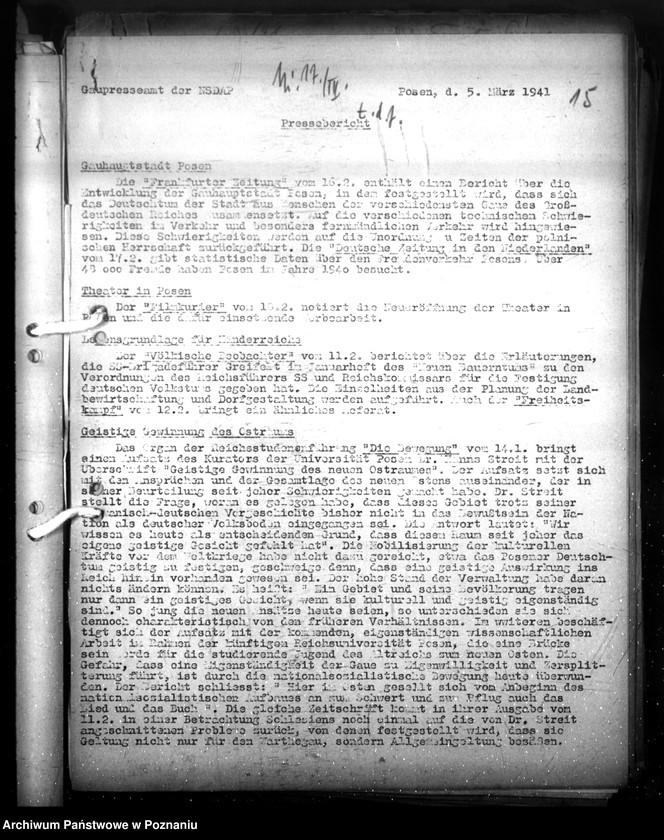 Obraz 20 z jednostki "Presseberichte"