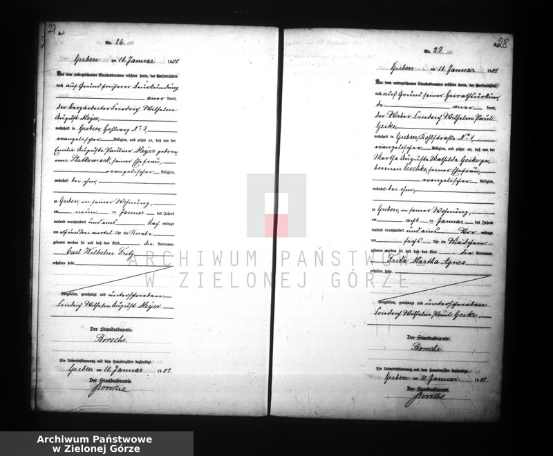 Obraz 19 z jednostki "[Księga urodzeń, metryki numer 1-435]"