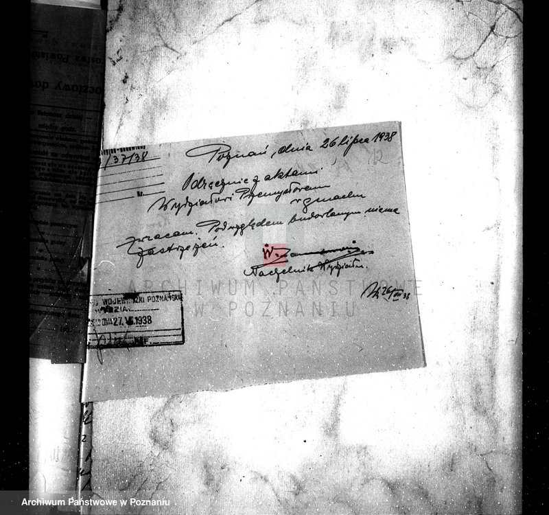 Obraz 16 z jednostki "/Zatwierdzenie projektu przebudowy i urządzenia mleczarni mechanicznej w majątku Chwałkowo własność J. Korytowski/"