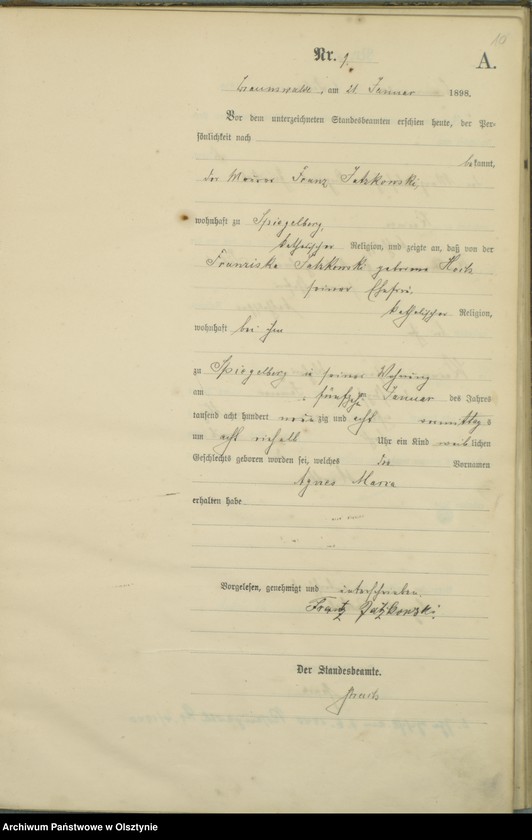 image.from.unit.number "Geburts-Haupt-Register Nr 1 - 78"