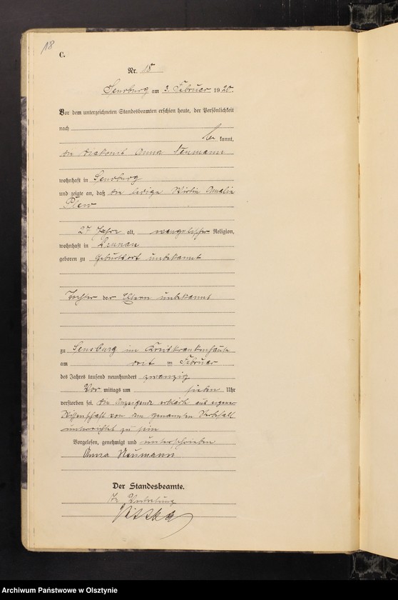 image.from.unit.number "Sterbe-Haupt-Register Nr 1-211"