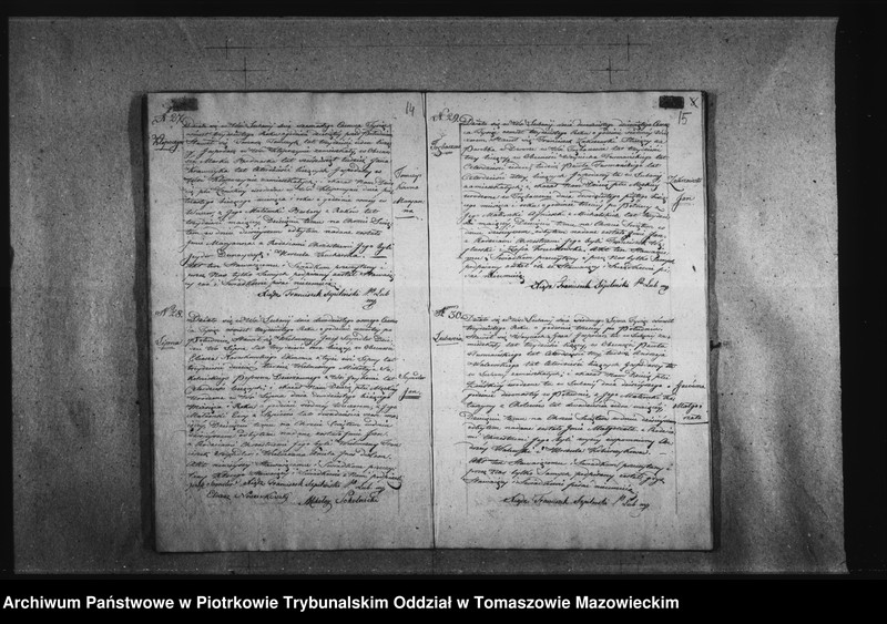 Obraz 12 z jednostki "Duplikat Aktów Religijno Cywilnych Parafij Lubańskiey na Rok 1830"