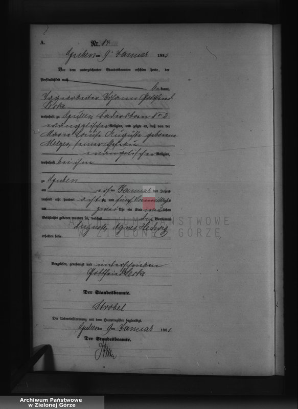 image.from.unit.number "Geburts-Neben-Register, Band I von No 1 bis No 500"