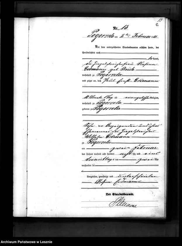 Obraz 16 z jednostki "[Księga zgonów]"