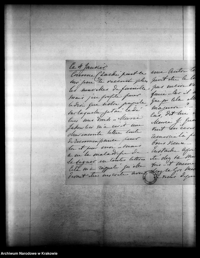 image.from.unit.number "Korespondencja Katarzyny Potockiej. Listy od: Potocka Aleksandra z Potockich"