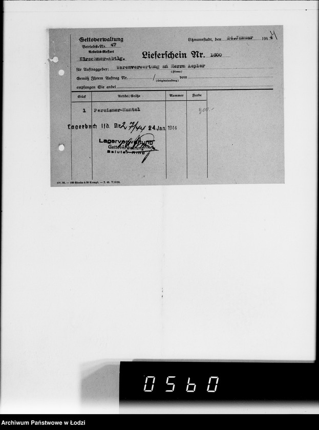 Obraz 8 z jednostki "Einnahme Anweisungen"