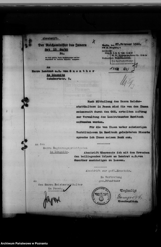 Obraz 11 z jednostki "Zuweisung von Beamten und deren Besoldung"