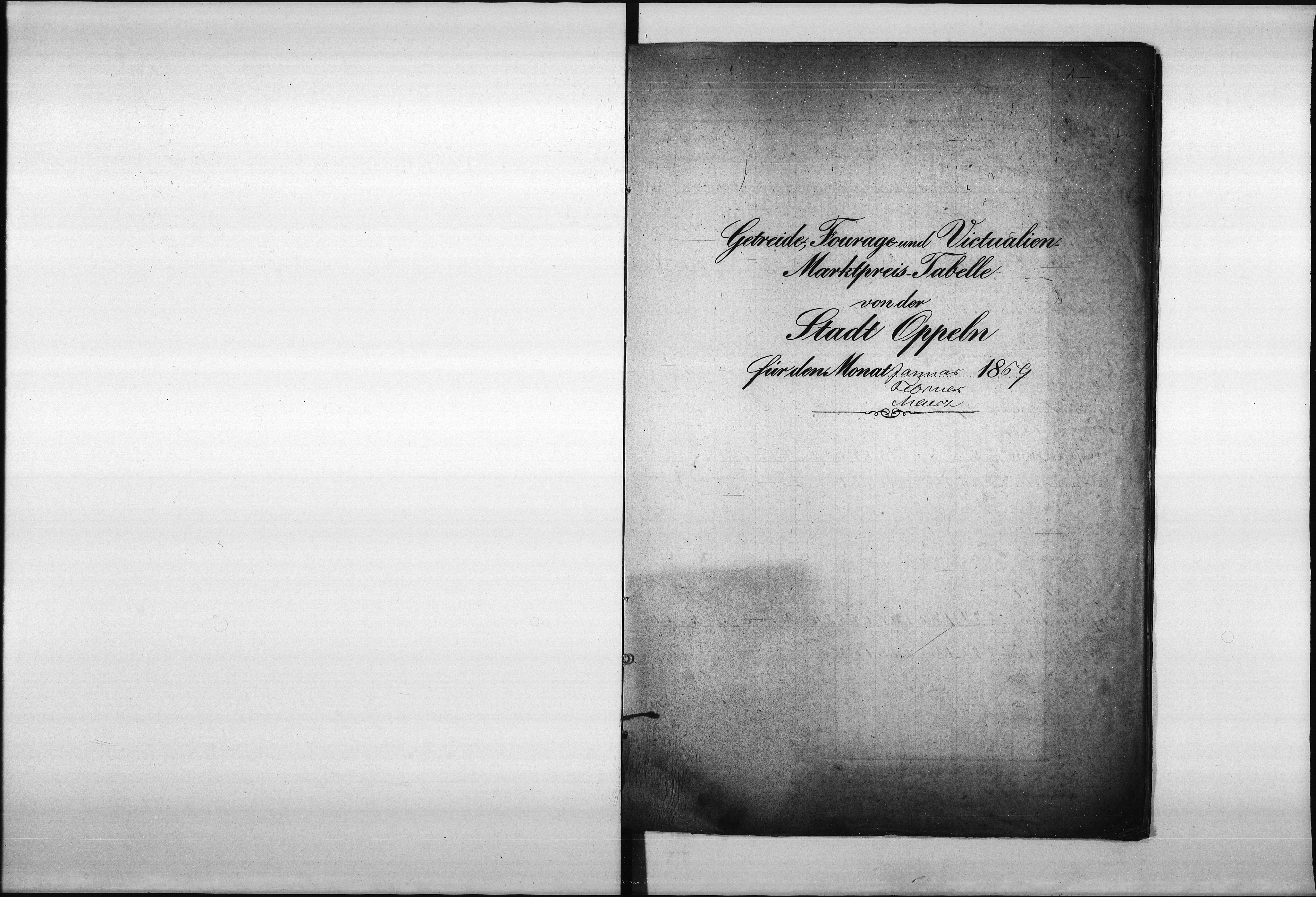 Obraz 5 z jednostki "Acta betreffend Marktpreis-Tabellen"