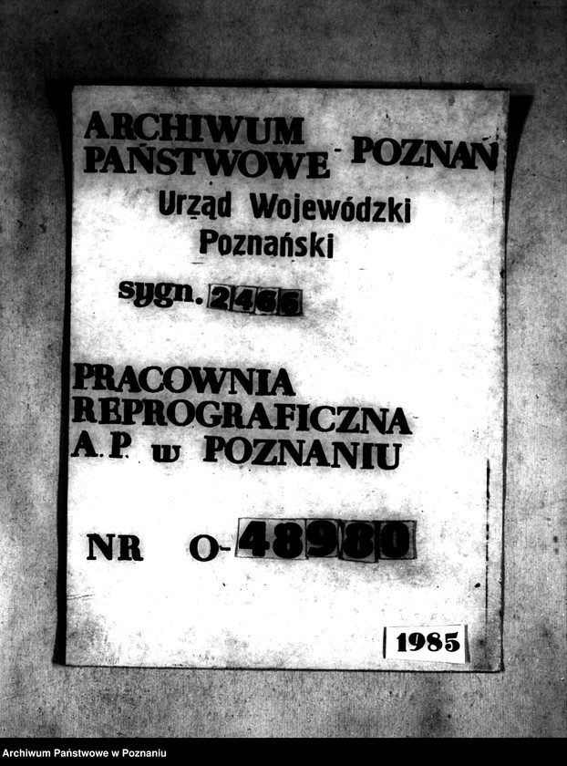 Obraz 1 z jednostki "Operat szacunkowy parcelowanego majątku Rataje powiatu konińskiego"