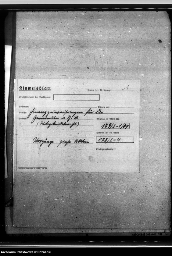 Obraz 4 z jednostki "Lageberichte aus dem Kreise Welun"