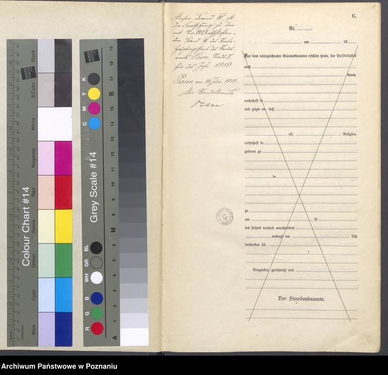 Obraz 3 z jednostki "Księga miejscowa zgonów tom IV [Rejestr główny zgonów]"