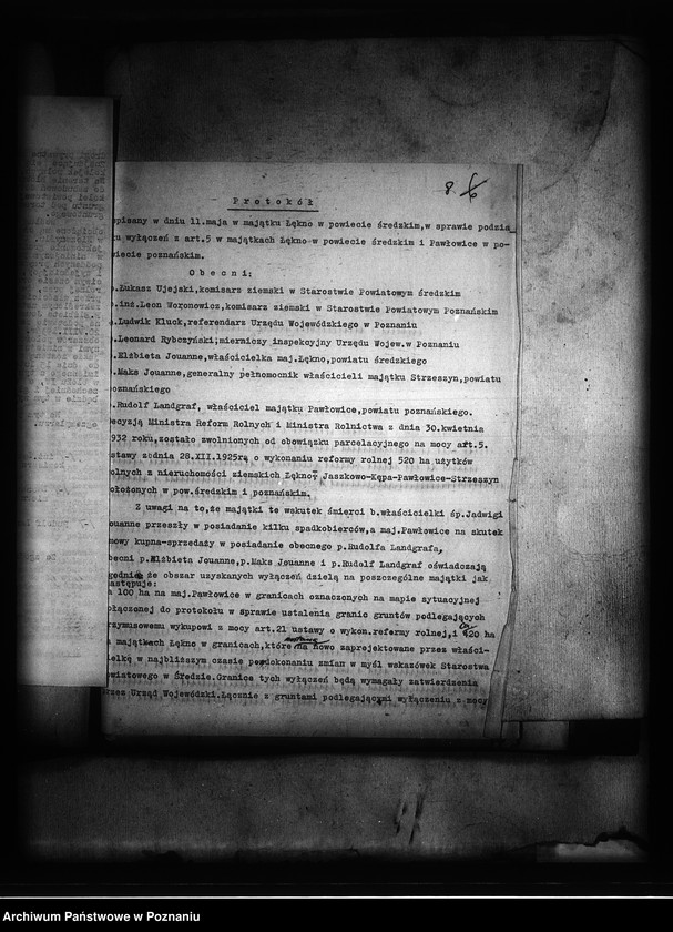 Obraz 12 z jednostki "Majątek Strzeszyn powiatu poznańskiego przymusowy wykup"