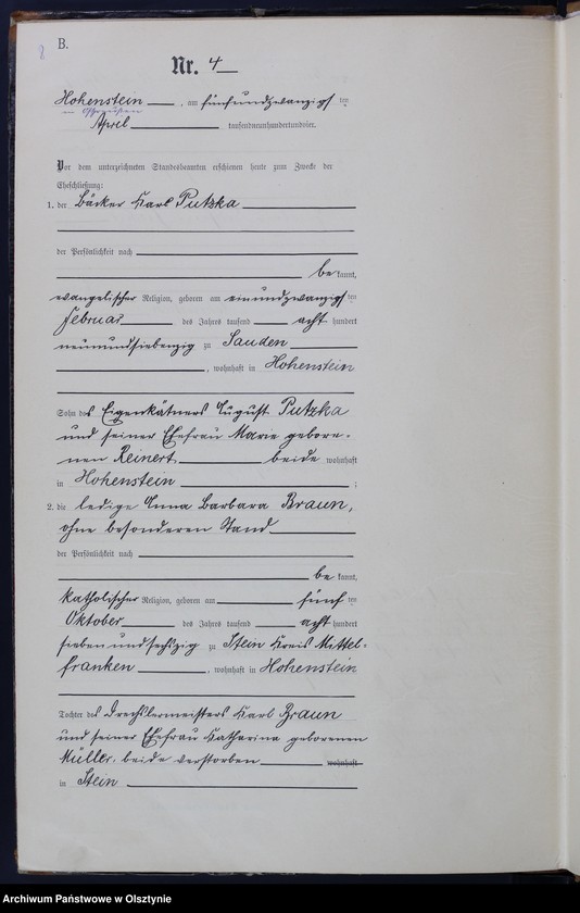 image.from.unit.number "Heiraths-Neben-Register Nr 1 - 10"