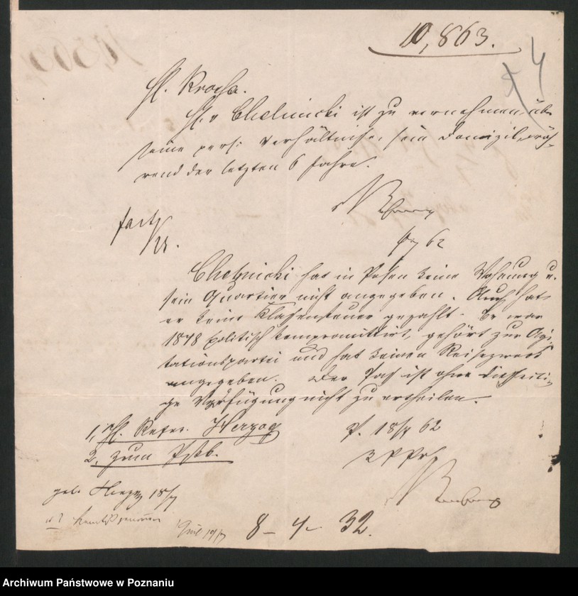 Obraz 8 z jednostki "A. betr. die Familie von Chełmicki"