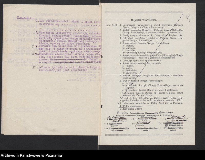 image.from.unit.number "Akta Walnego Zjazdu Delegatów Okręgu Związku Weteranów Powstań Narodowych Rzeczypospolitej Polski 7.III.1937 tom I."
