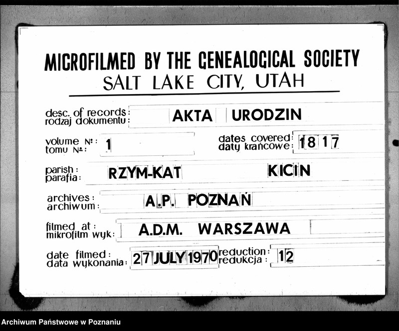 Obraz 11 z jednostki "Duplikat urodzonych"