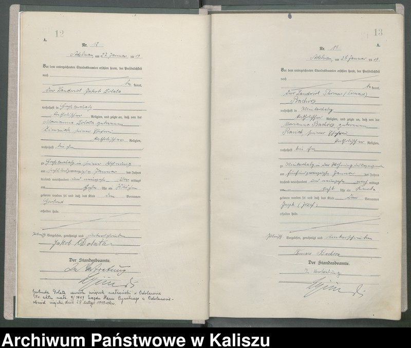 image.from.unit.number "Księga aktów urodzenia (pierwopis)"