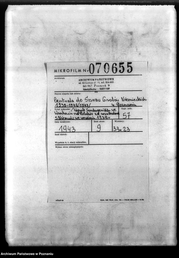 Obraz 2 z jednostki "Wyrok Sondergerichtu we Włocławku, na Polaków za rozstrzelanie 5 Niemców we wrześniu 1939 roku"