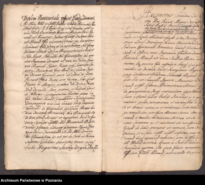 Obraz 8 z jednostki "Acta spectabilis officii consularis civitatis SR.Mtis Posnaniae ...sub notariatu Stanislai Gąsawski SR.Mtis secretari ac officii praesentis notarii"