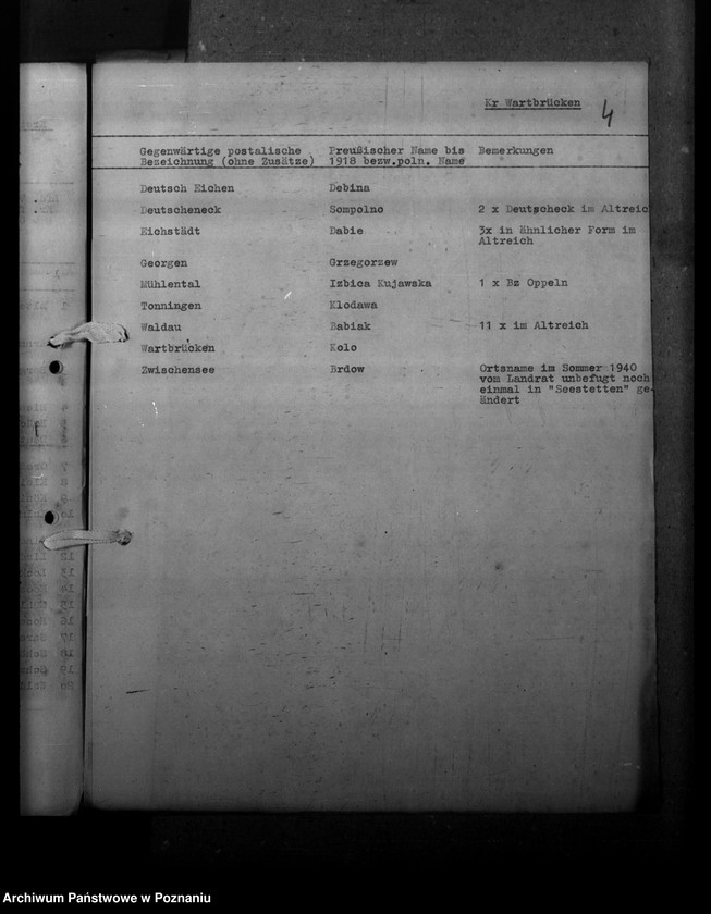 Obraz 8 z jednostki "Ortsnamenänderung - Kreis Warthbrücken (Koło)"