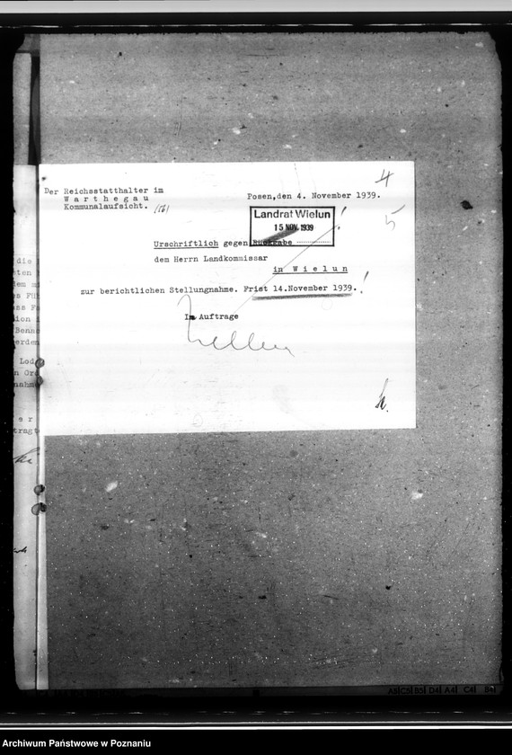 Obraz 8 z jednostki "Lageberichte aus dem Kreise Welun"