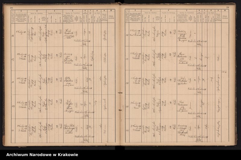 image.from.unit.number "Księga obejmująca wpisy wypadków śmierci Izraelitów w okręgu metrykalnym Krakowskim na rok 1891"