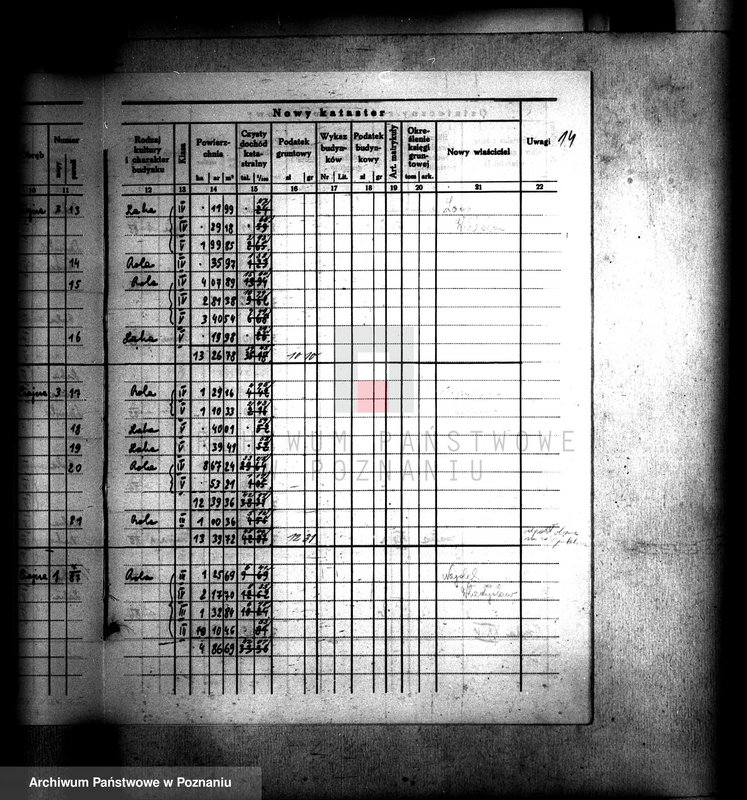 Obraz 18 z jednostki "Ostateczny rejestr pomiarowy gromady Czajcze powiatu wyrzyskiego"