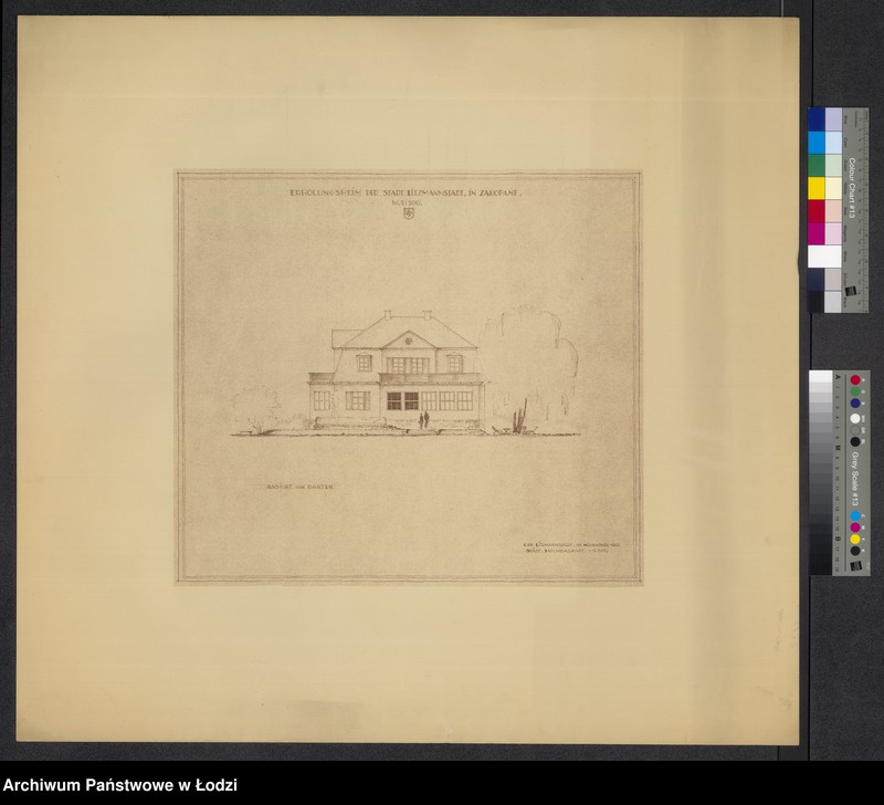Obraz 2 z jednostki "Erholungsheim der Stadt Litzmannstadt in Zakopane"