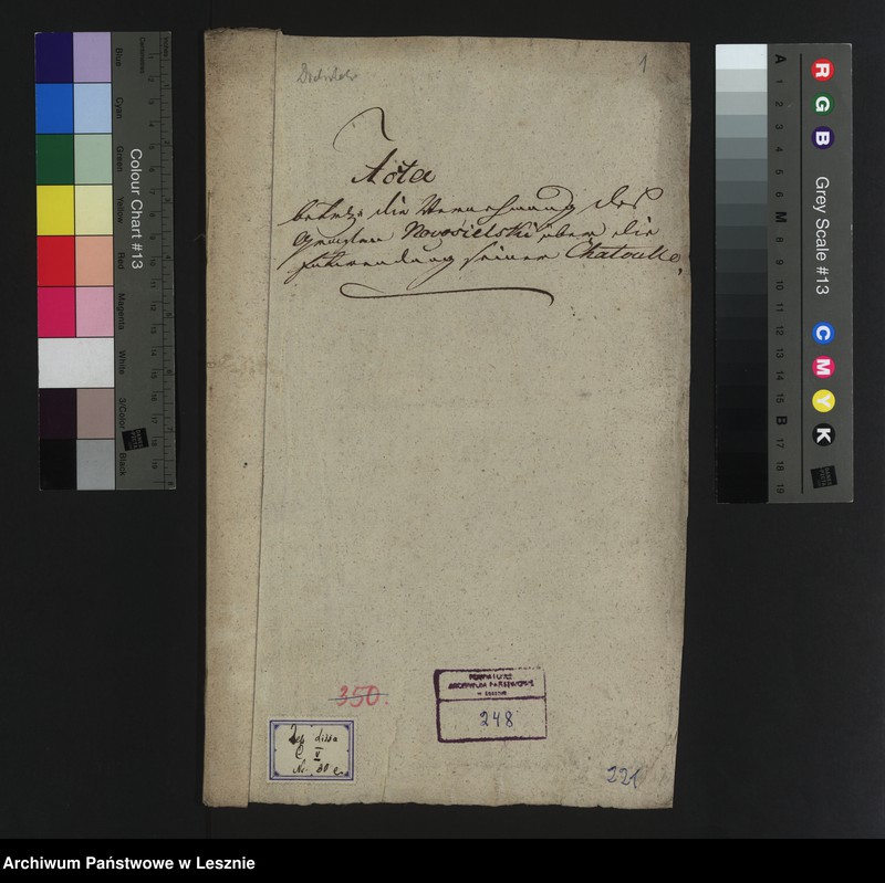 Obraz 3 z jednostki "[Die Vernehmung des Grafen Nowosielski über die Entwendung seiner Chatoulle]"