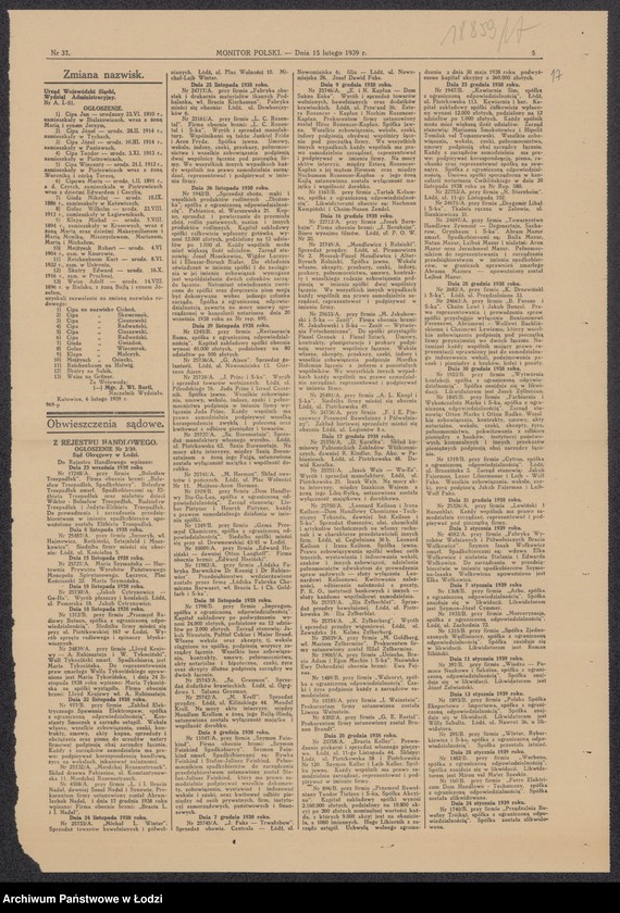 Obraz 19 z jednostki "Henoch Krell – sprzedaż żelaza"