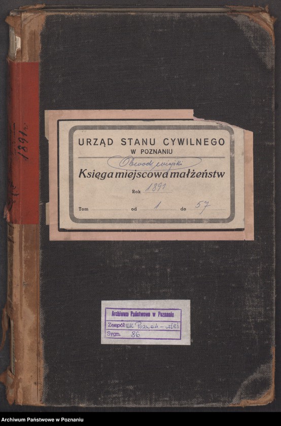 Obraz 2 z jednostki "Księga małżeństw"