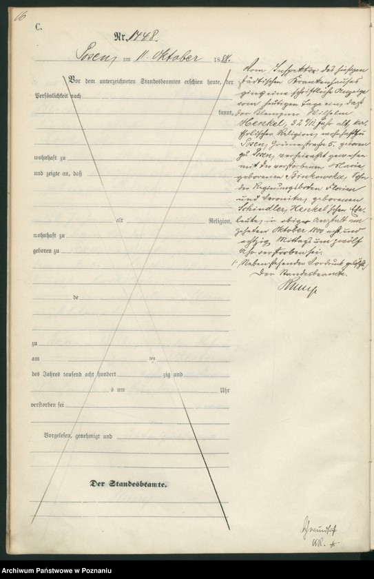 Obraz 19 z jednostki "Księga zgonów t. IV"