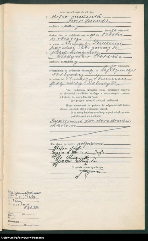 Obraz 5 z jednostki "Księga miejscowa małżeństw tom II [Rejestr główny małżeństw]"