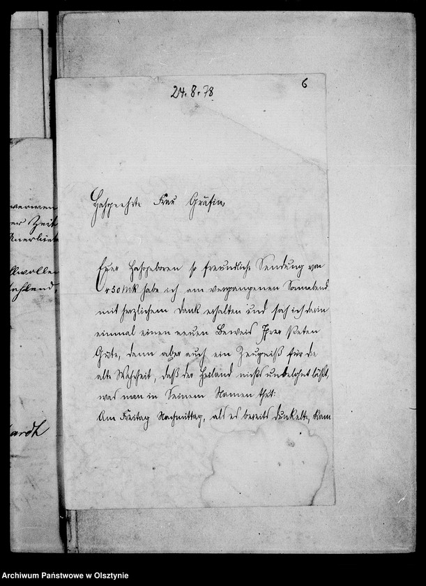 image.from.unit.number "/Briefe an die Gfin Anna Lehndorff- Steinort betr. die Versorgung mit Missions- a. a. frommen Blättern/"