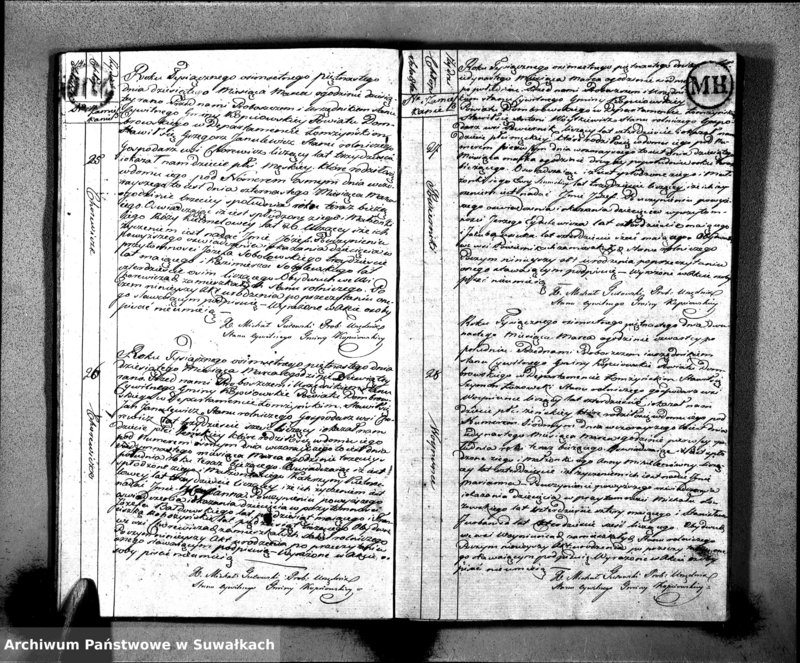 image.from.unit.number "Akta Urodzonych Gminy Kopciowskiey od 1-go Stycznia 1815"