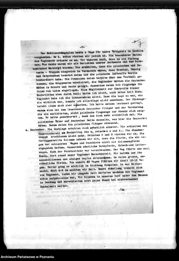 Obraz 11 z jednostki "Korespondencja prywatna dra A. Schmidta oraz wspomnienia miejscowych Niemców o wypadkach z Września 1939 roku - Herrn Dr. Schmidt"