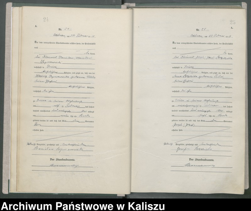 image.from.unit.number "Księga aktów urodzenia (pierwopis)"