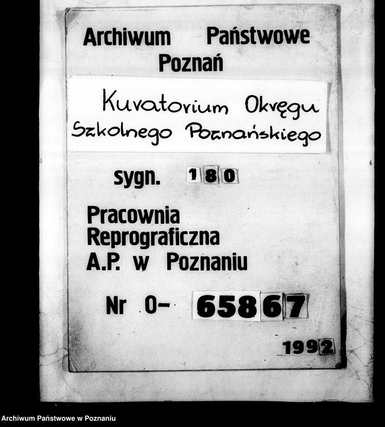 Obraz 1 z jednostki "Prywatna Szkoła Powszechna Raczkiewiczówny i Pokorzyńskiej w Poznaniu"