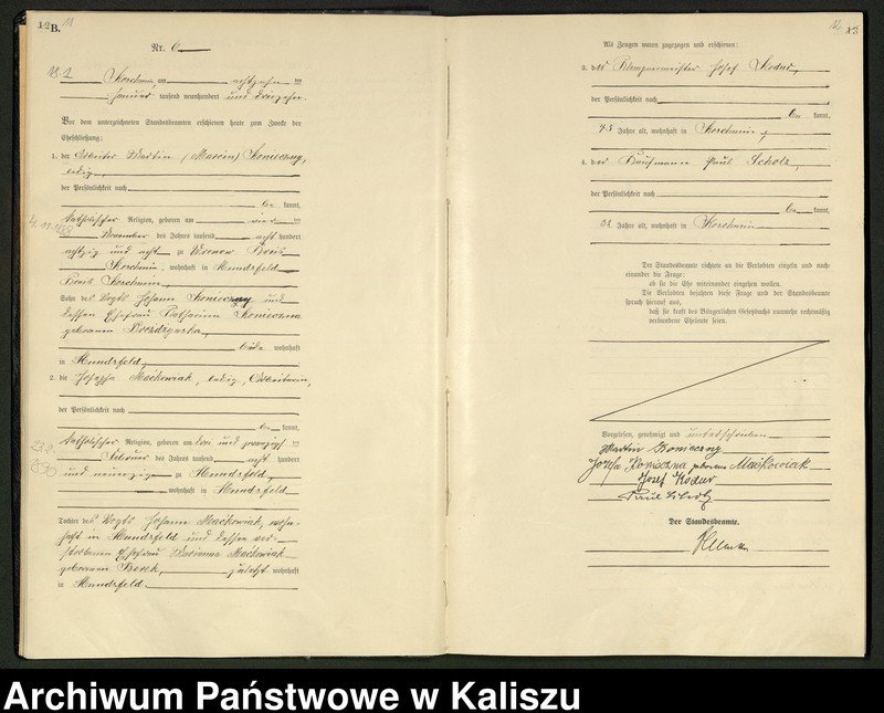 Obraz 9 z jednostki "[Księga małżeństw]"