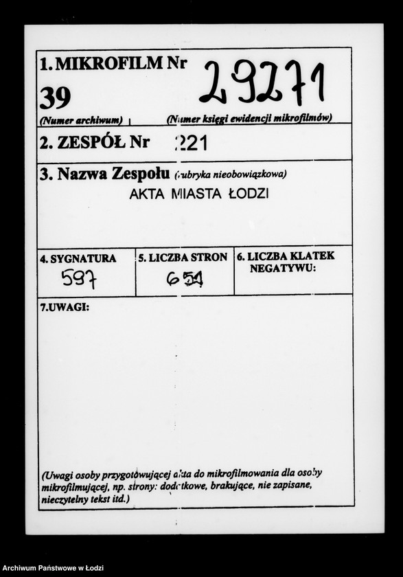 Obraz 2 z jednostki "Akta w przedmiocie osiedlania się cudzoziemców"