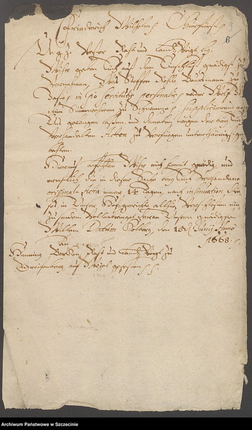 image.from.unit.number "Wulf Jochen Steinwehr aus Schwenz [Świniec] contra Steffen Rohde aus Jassow [Jarszewo] in po prätendierter Leibeigenschaft."