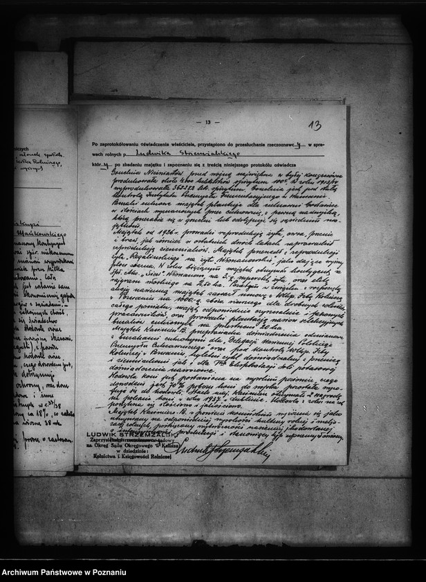 Obraz 17 z jednostki "wyłączenie z art. 5 ustawy o wykonaniu reformy rolnej we wsi Kazimierz Biskupi Białybród powiatu konińskiego"