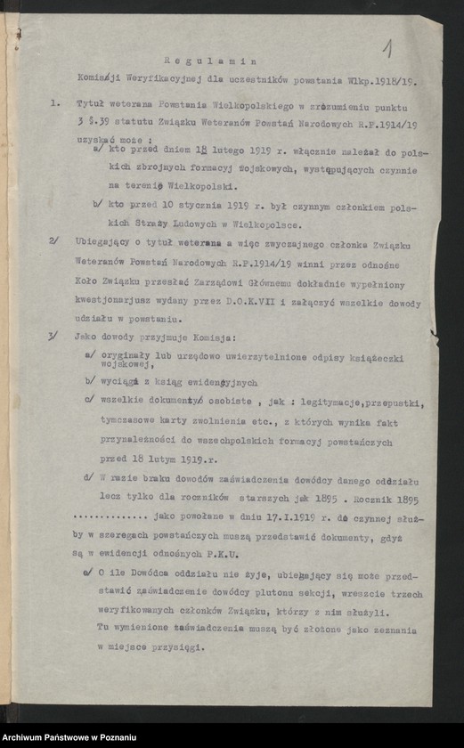 image.from.unit.number "Regulamin Komisji Weryfikacyjnej Związku Weteranów Powstań Narodowych."