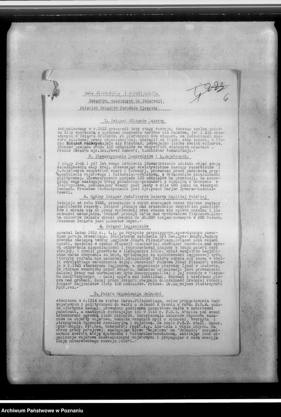 Obraz 10 z jednostki "Rozkazy, okólniki, komunikaty Federacji Polskich Związków Obrońców Ojczyzny Zarządu Grodzkiego oraz sprawozdanie z działalności gospody i świetlic-ewidencja kół kombatanckich należących do Federacji Zarządu Grodzkiego"